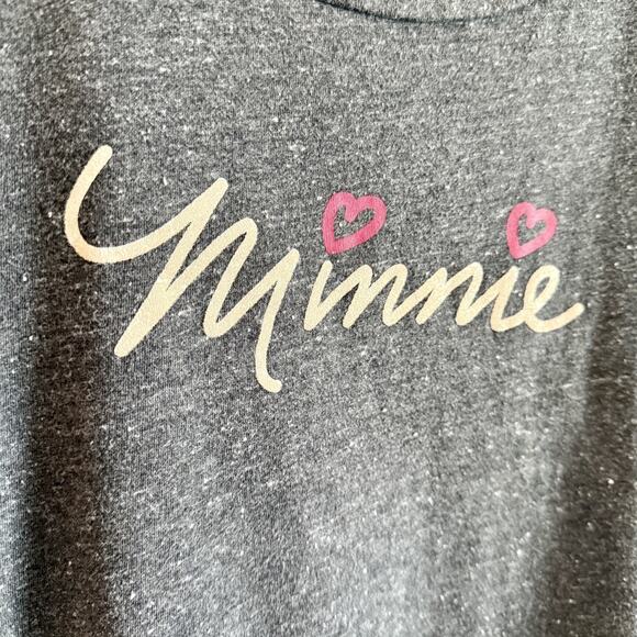 Disney Parks Size XXL Minnie T-Shirt - Gray Short Sleeve Authentic Original - Picture 3 of 9